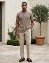 Palermo Sand Men’s Summer Henley Outfit