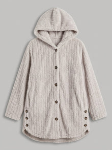 Corinaldo Women's Ribbed Plush Hooded Coat