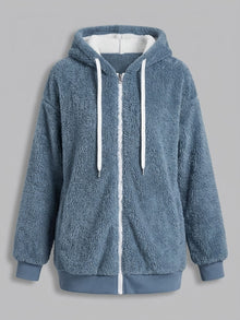 Corniglia Women's Hooded Zip-Up Fleece Jacket