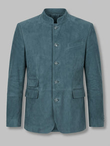 Firenze Men's Cotton-Blend Button-Up Blazer