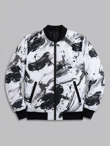 Fiumalbo Men's All-Over Print Bomber Jacket
