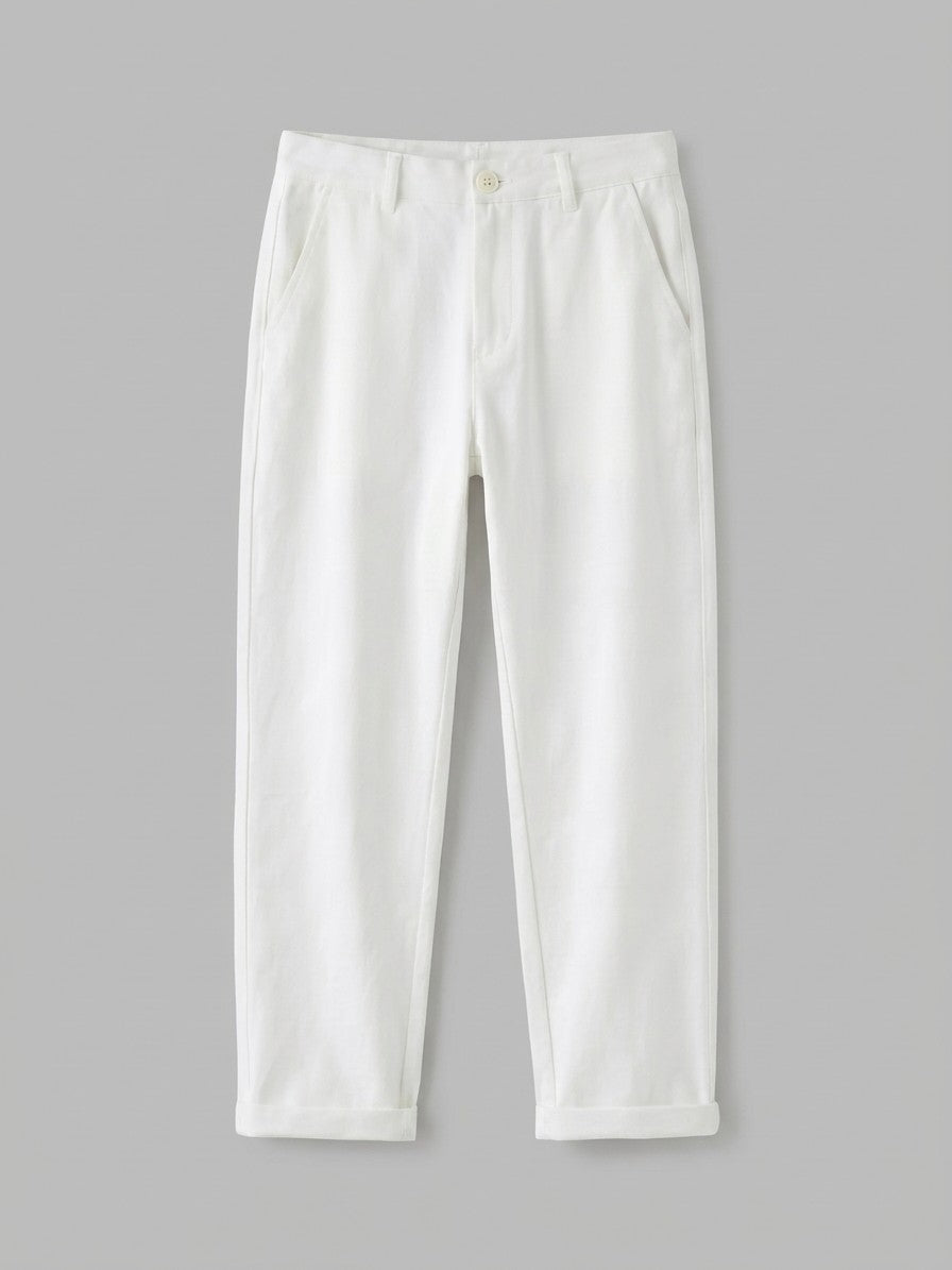 Florence Men's Stretch Chino Pants — white — packshot