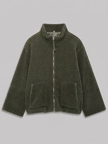 Fossombrone Women's Stand Collar Sherpa Jacket