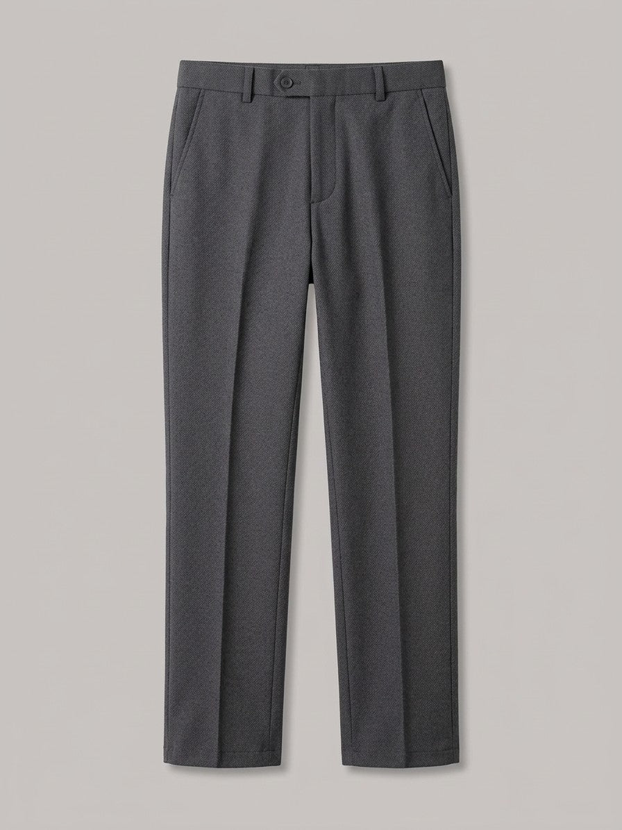 Genova Men's Classic-Fit Dress Trousers — darkgray — packshot