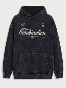Giulianova Men's Mineral Wash Script Hoodie