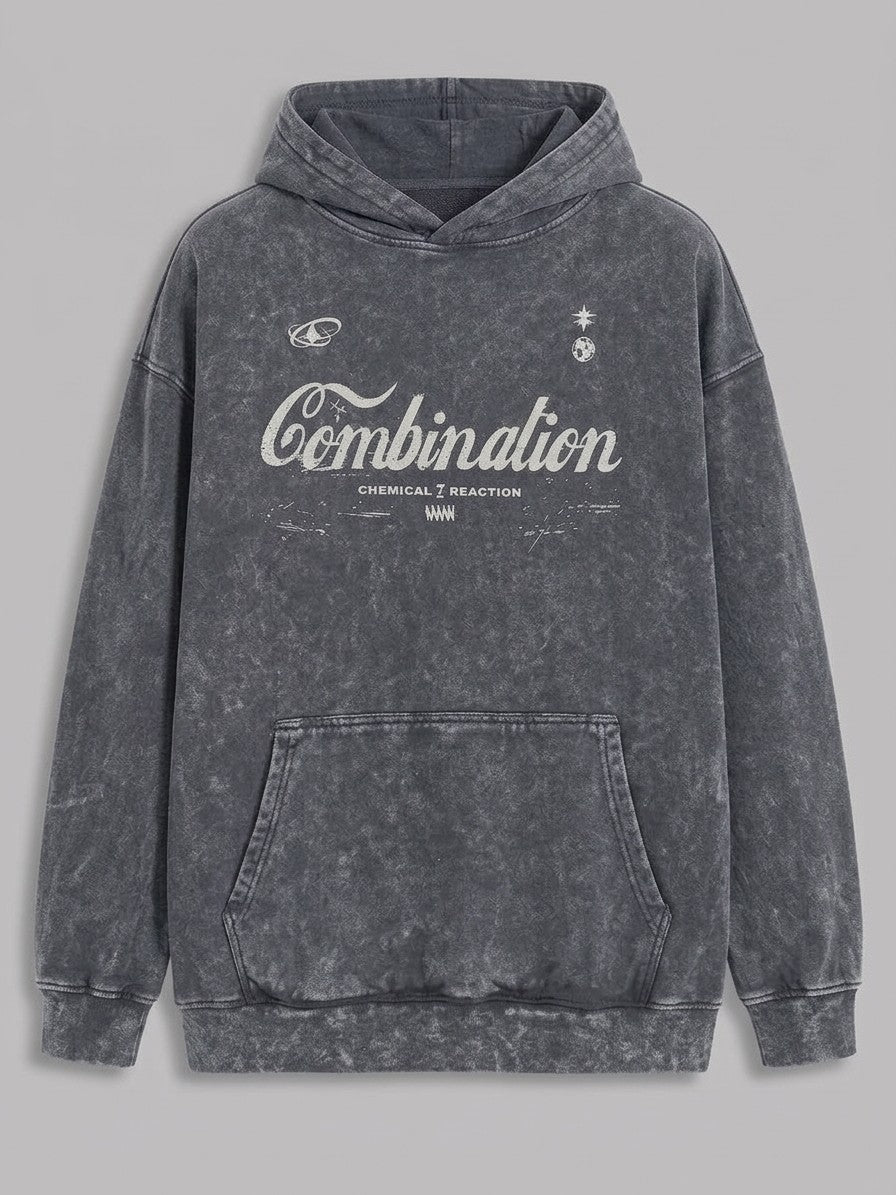 Giulianova Men's Mineral Wash Script Hoodie — irongray — packshot