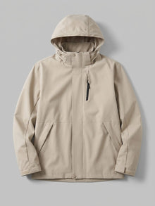 Gozzano Men's Hooded Storm-Flap Rain Jacket