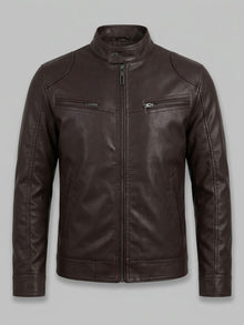 Imperia Men's Leather-Look Moto Jacket