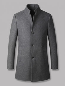 Cappotto da uomo con colletto alla coreana Ischia