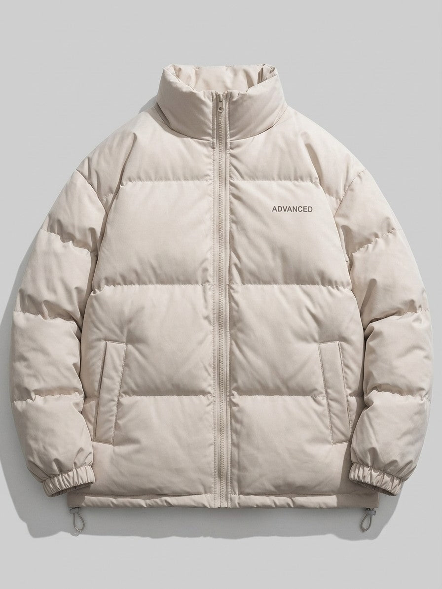 Lanciano Men's Sherpa-Lined Puffer Jacket — beige — packshot