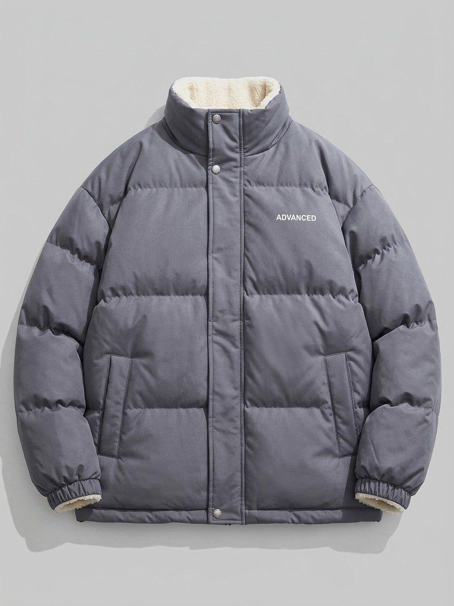 Lanciano Men's Sherpa-Lined Puffer Jacket — darkgray — packshot