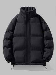 Lazise Men's Storm-Placket Puffer Jacket