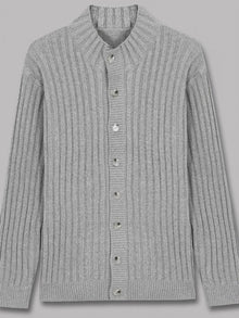 Livorno Men's Chunky Ribbed Cardigan