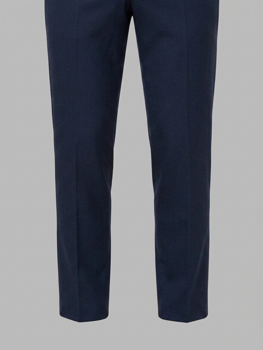 Luca Men's Tailored Stretch Trousers — navy — detail-2