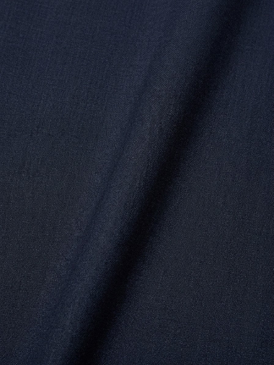 Luca Men's Tailored Stretch Trousers — navy — detail