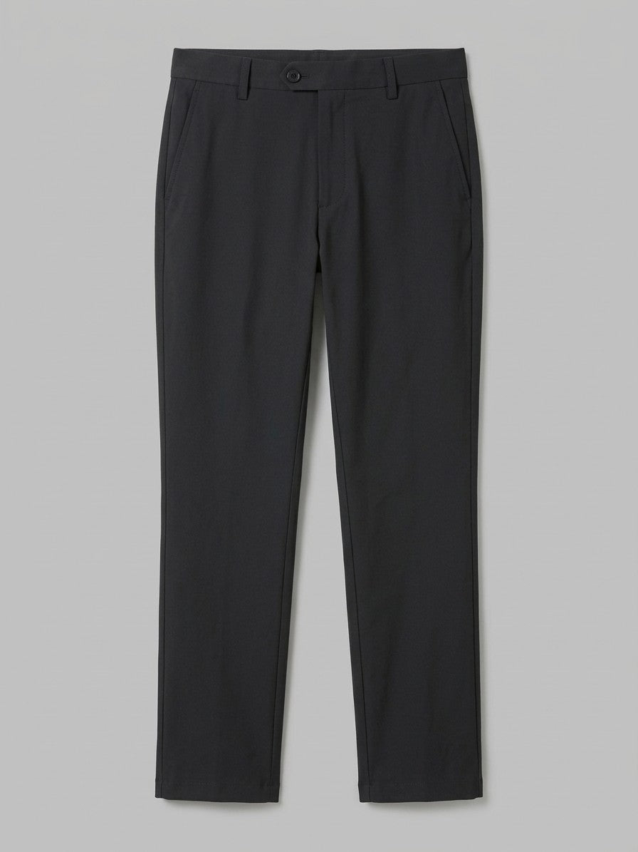 Lucca Men's Stretch Pocketed Trousers — black — packshot