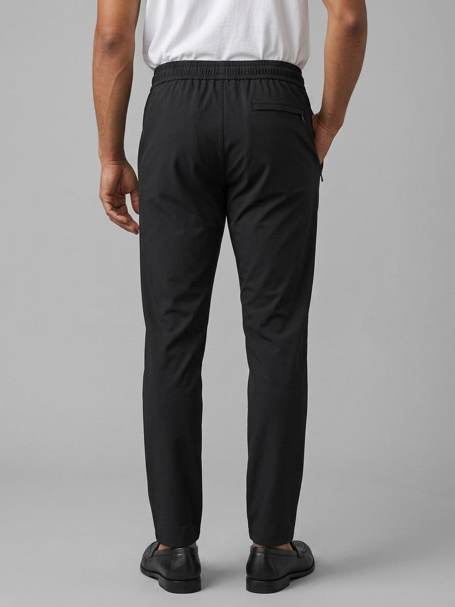 Marin Men's Drawstring Pants — black — back
