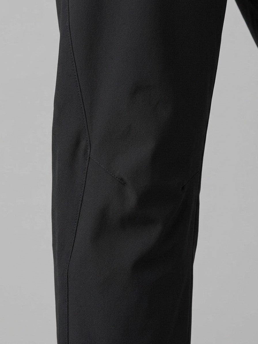 Mateo Men's Stretch Pocketed Trousers — black — detail-2