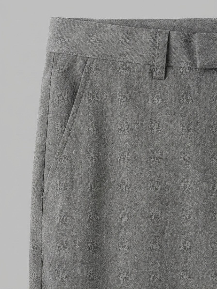 Milano Men's Lightweight Trousers — gray — detail-2