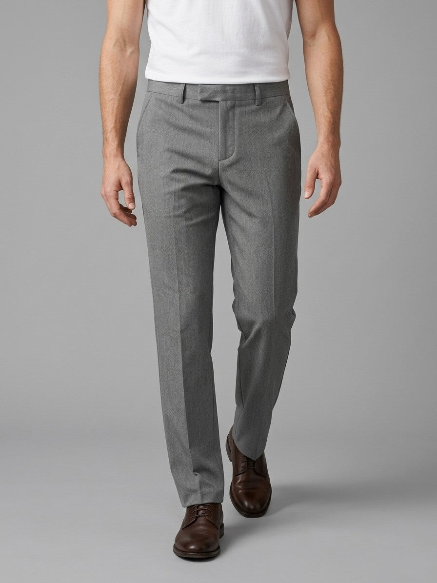 Milano Men's Lightweight Trousers — gray — front