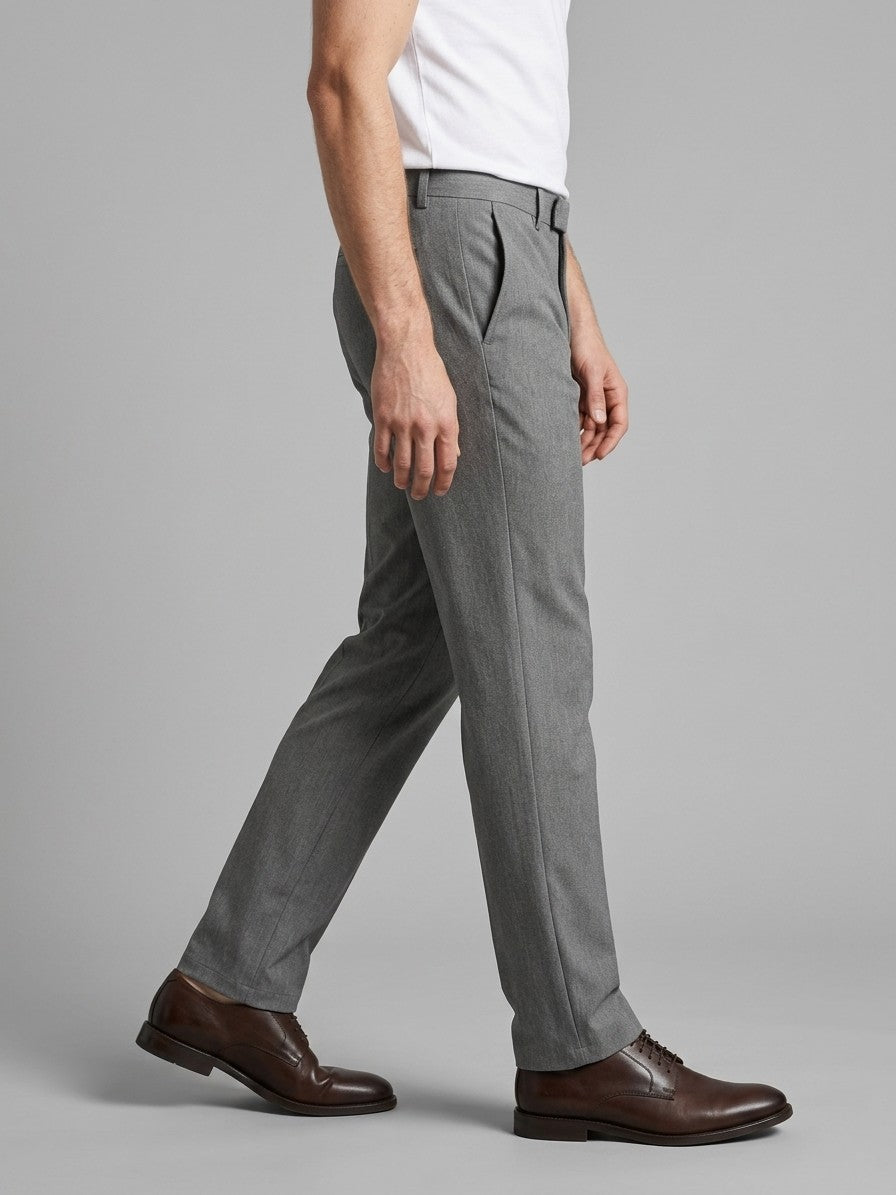 Milano Men's Lightweight Trousers — gray — side