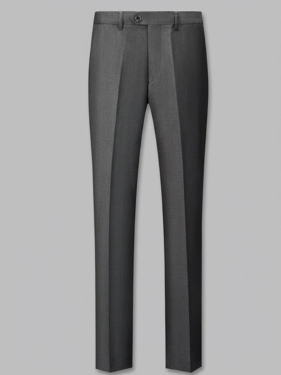 Milano Men's Slim-Fit Dress Trousers — darkgray — packshot