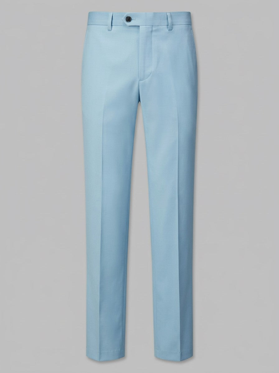 Milano Men's Slim-Fit Dress Trousers — skyblue — packshot