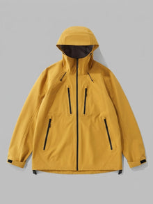 Mirandola Men's Four-Zip Hard Shell Windbreaker