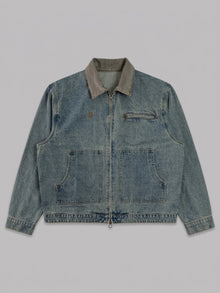 Montefiore Men's Vintage Denim Work Jacket