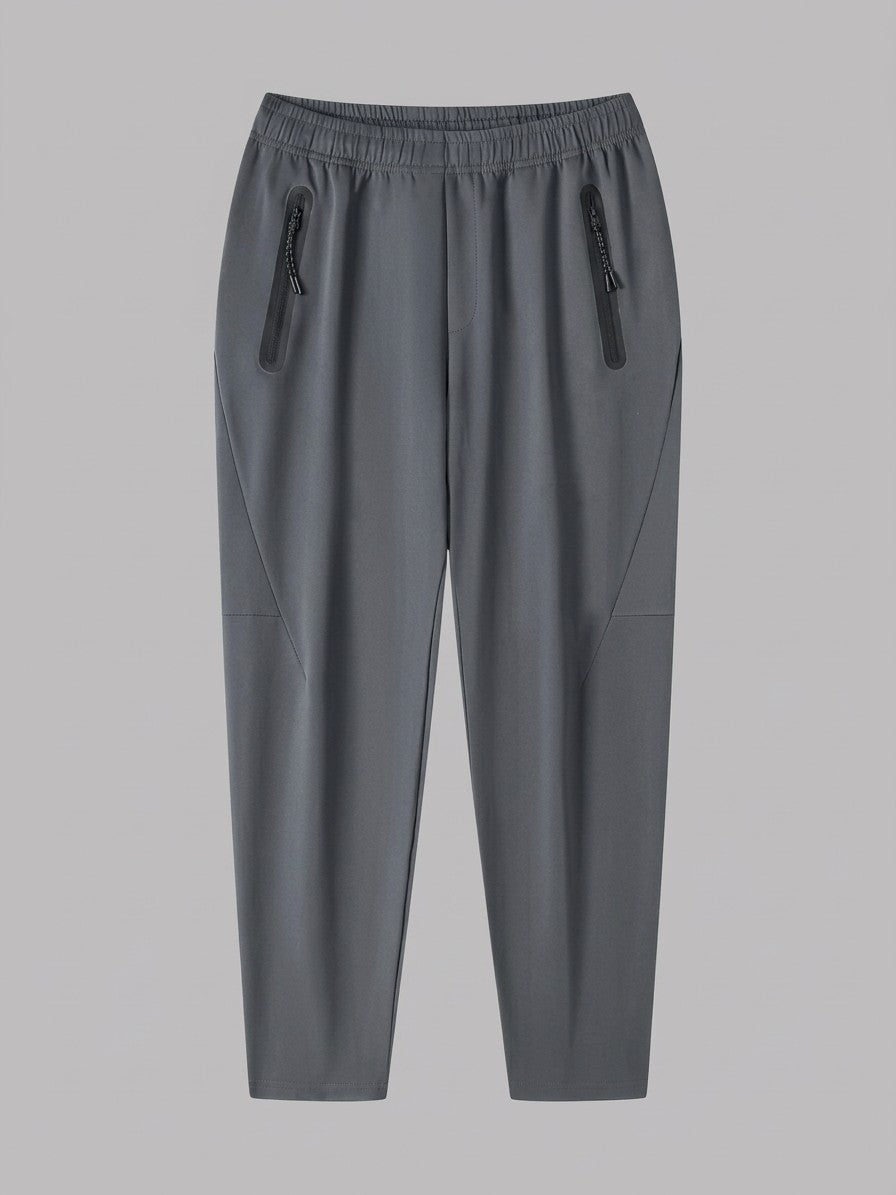 Montepulciano Men's Hooded Zip Jacket and Tapered Pant Set — darkgraybottom — packshot