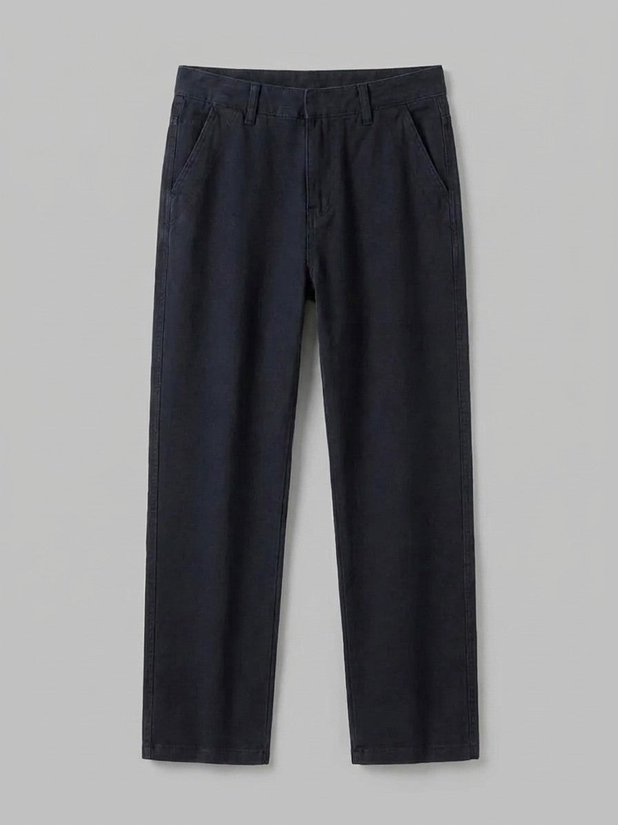 Monterey Men's Cotton Utility Trousers — black — packshot