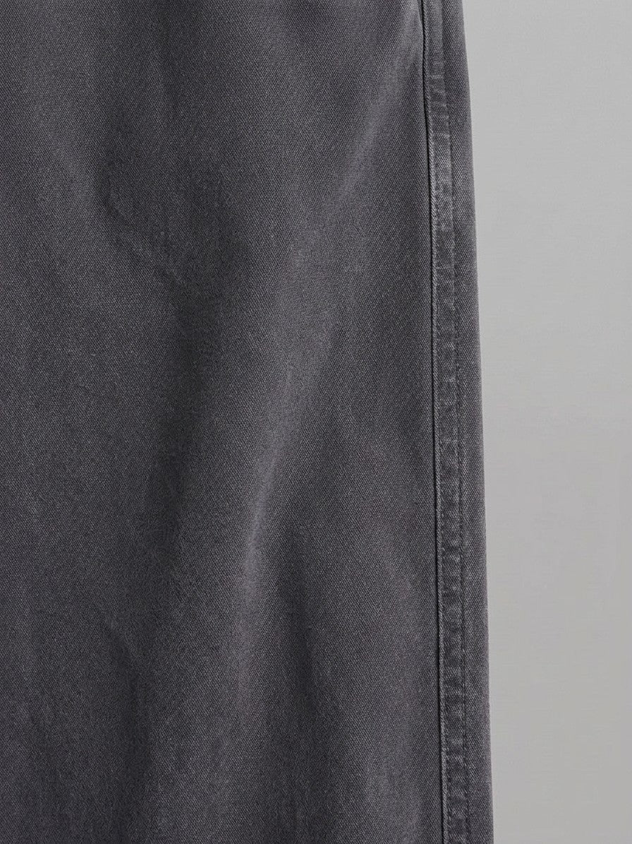 Monterey Men's Cotton Utility Trousers — charcoalgray — detail