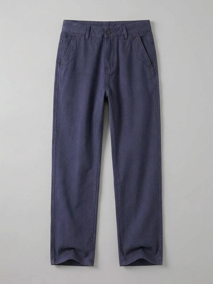 Monterey Men's Cotton Utility Trousers — navyblue — packshot