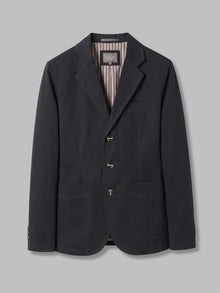 Napoli Men's Cotton Lapel Blazer