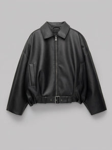 Olbia Women's Oversized Belted Bomber Jacket