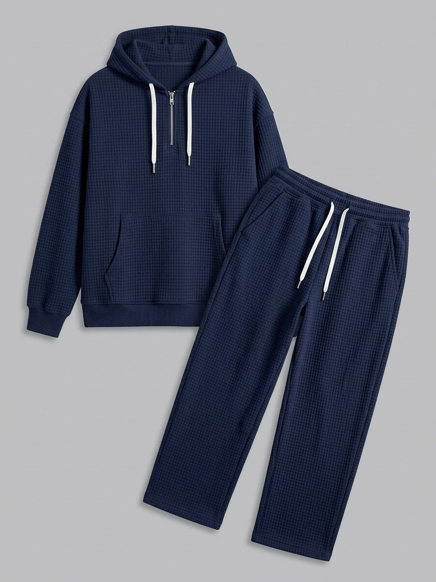 Parabita Waffle Hoodie Set