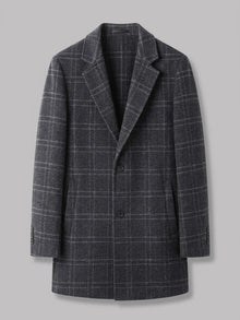 Pescara Men's Plaid Wool-Blend Overcoat