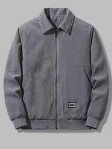 Pizzo Men's Corduroy Sherpa-Lined Bomber Jacket