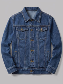 Ragusa Men's Classic Denim Trucker Jacket