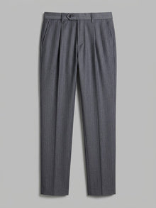Raven Men's Pleated Tapered Trousers