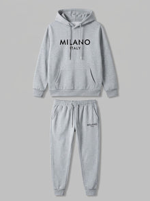 Rovato Men's Milano Print Hoodie & Jogger Set