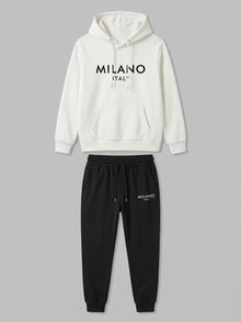 Rovato Men's Milano Print Hoodie & Jogger Set