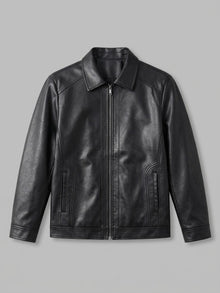Sassuolo Men's Plush-Lined Faux Leather Jacket