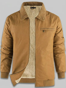 Sestriere Men's Sherpa-Lined Zip-Up Jacket