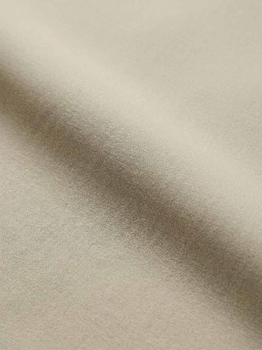 Siena Men's Pleated Tapered Trousers — khaki — detail