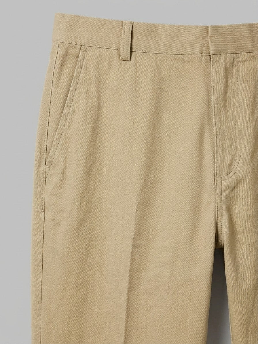 Sorano Men's Straight-Fit Pocketed Trousers — beige — detail-2