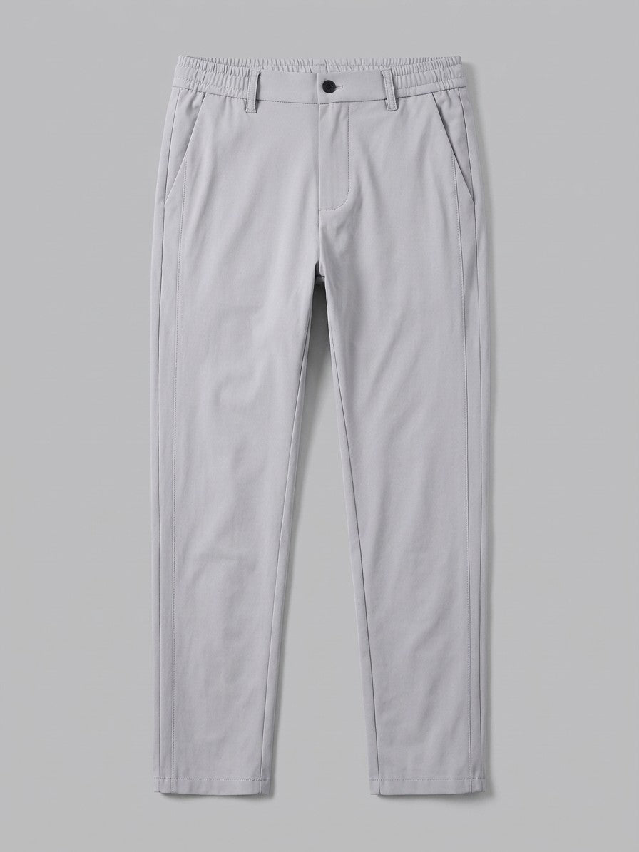 Soren Men's Pocketed Tapered Trousers — lightgray — packshot