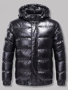 Spilimbergo Herren-Pufferjacke mit Kapuze