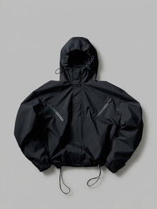 Stradella Men's Diagonal-Zip Hooded Windbreaker