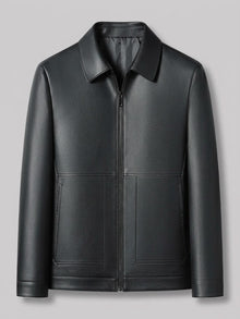 Taormina Men's Leather-Look Coach Jacket